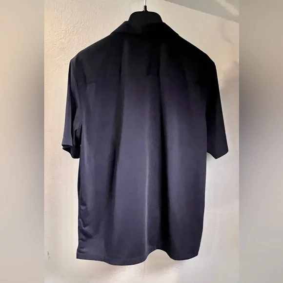 Theory Men's Dark Blue Button Down - Picture 3 of 6